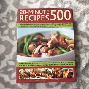 500 20 minute recipes cookbook fast dishes